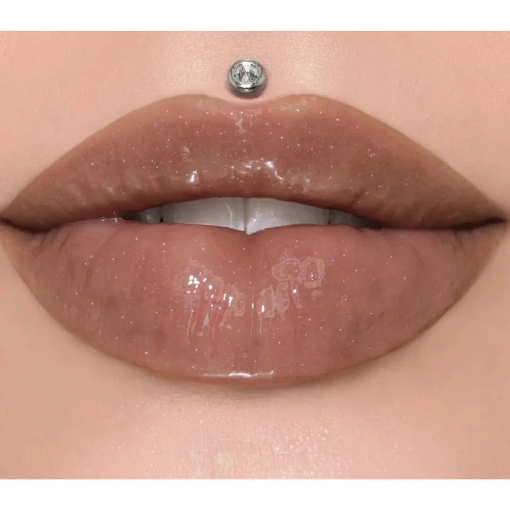 Jeffree Star The Lip Gloss Table Top Brown Tint Sheer Glitter Shimmer New